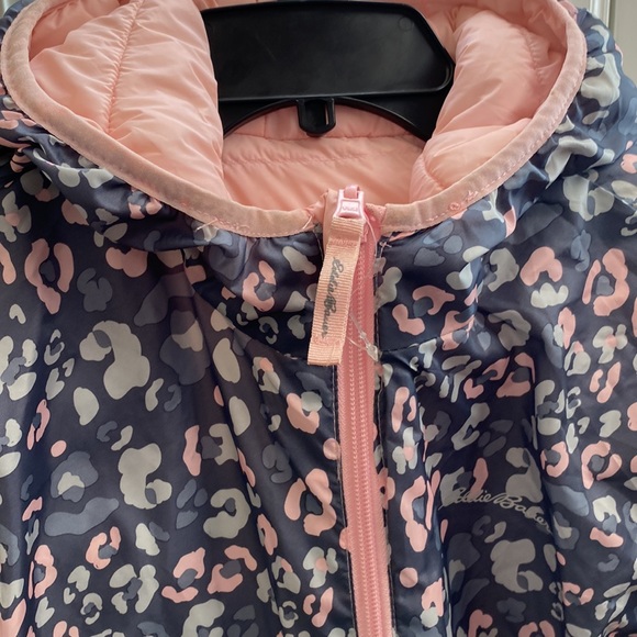 Eddie Bauer Girls Reversible Puffer Jacket size-large 14/16 - Picture 3 of 9